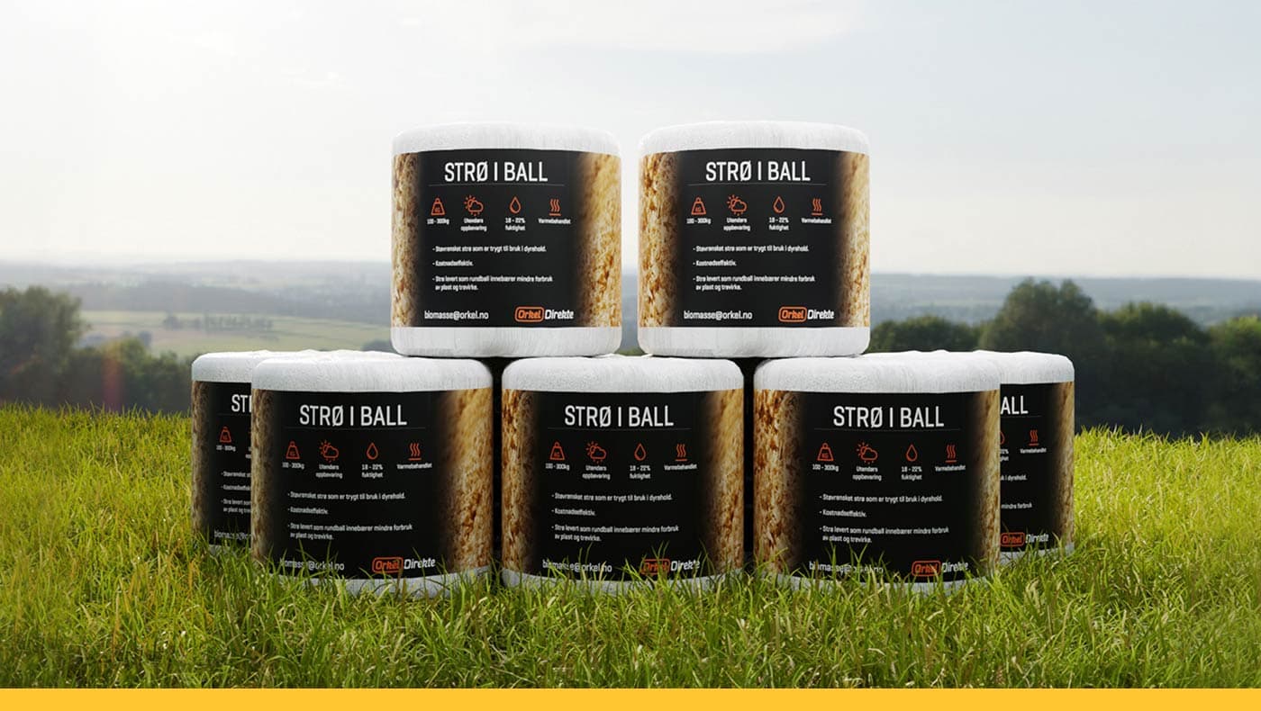 Strø i ball - TørrMix - Orkel